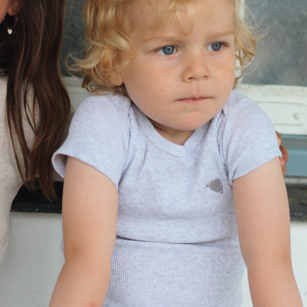 - Light grey melange