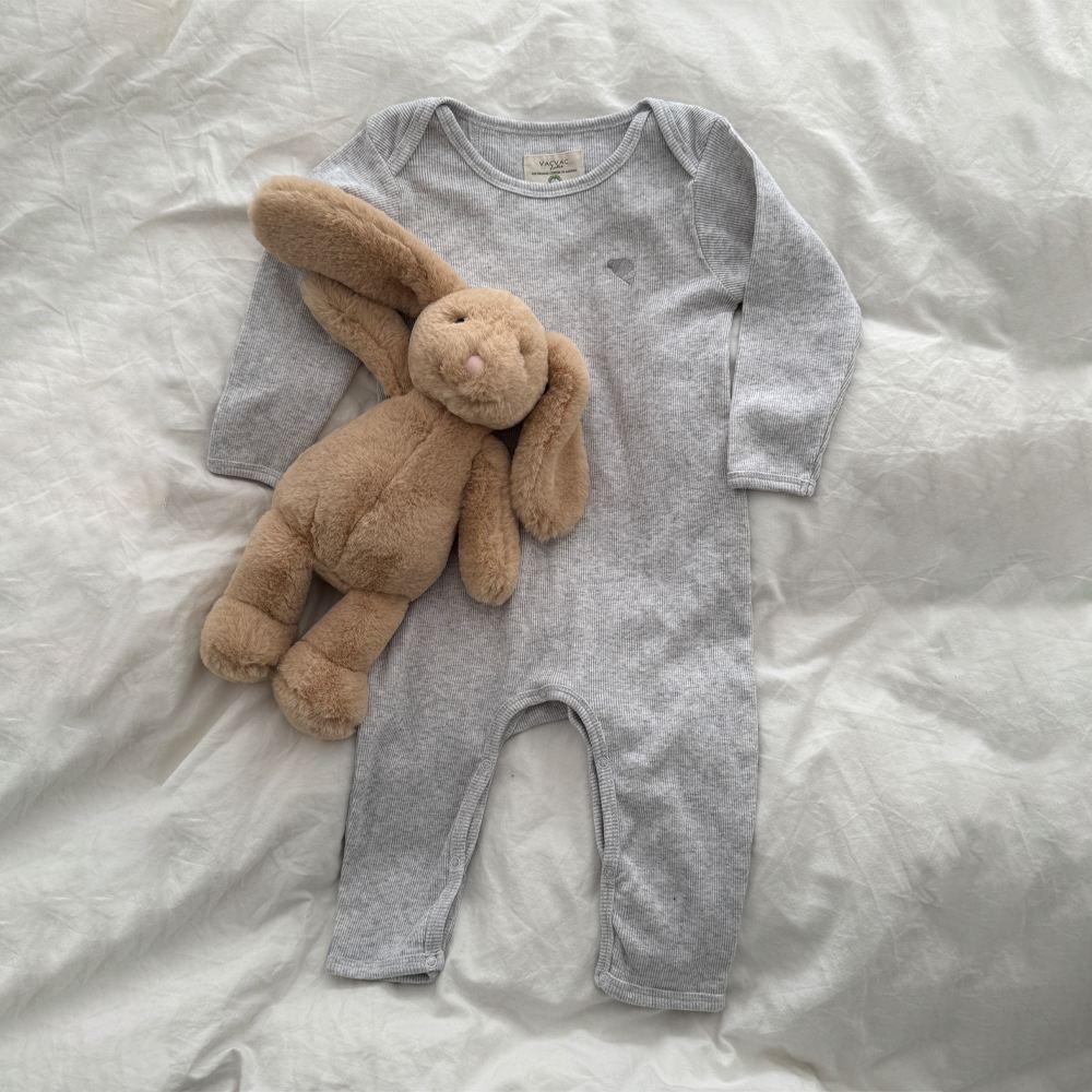 CARLET suit LS - Light grey melange