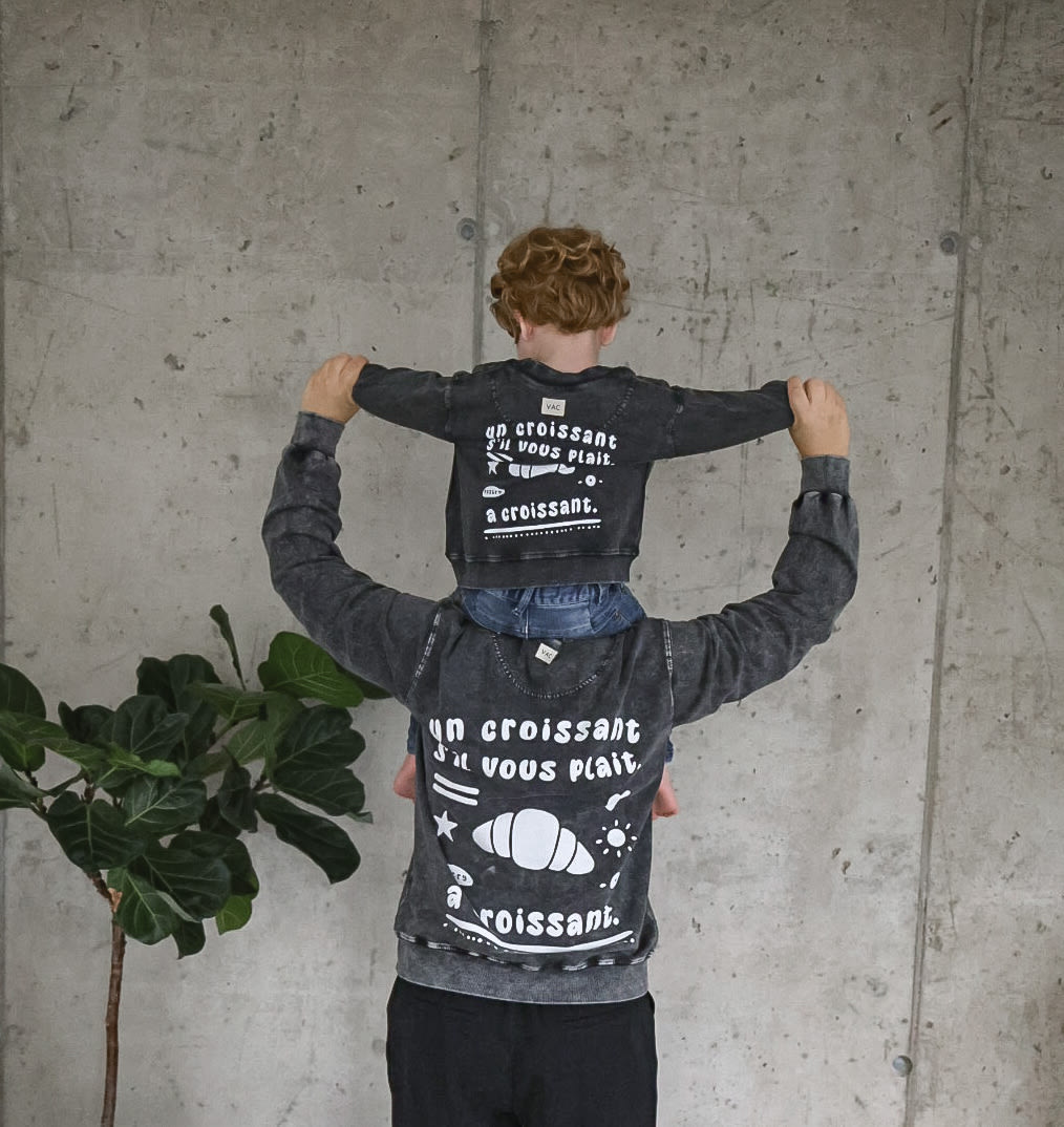 RIMONT Sweatshirt MUMMY "ein Croissant bitte"