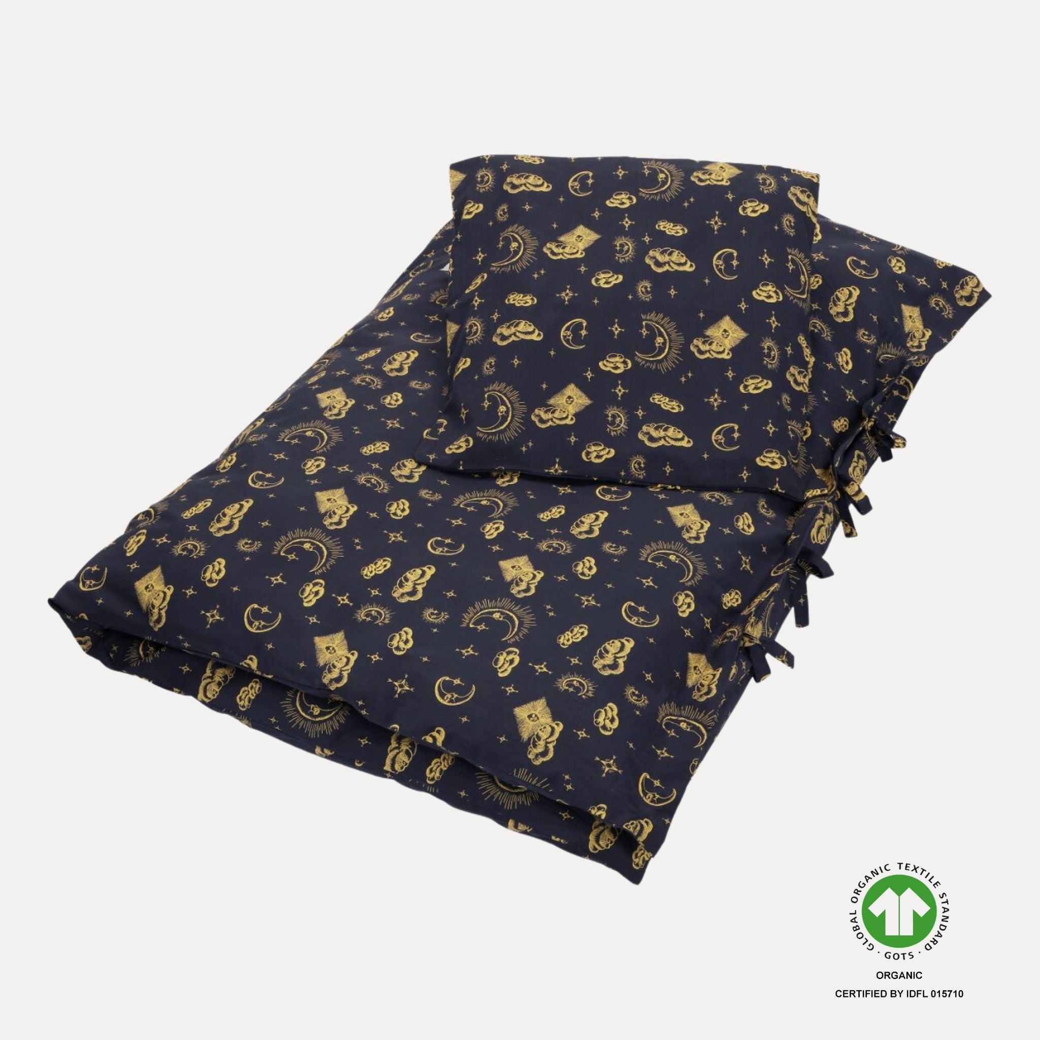 VACVAC studio Sur La Lune bedding, junior Sengetøj baby Sur La Lune Navy AOP