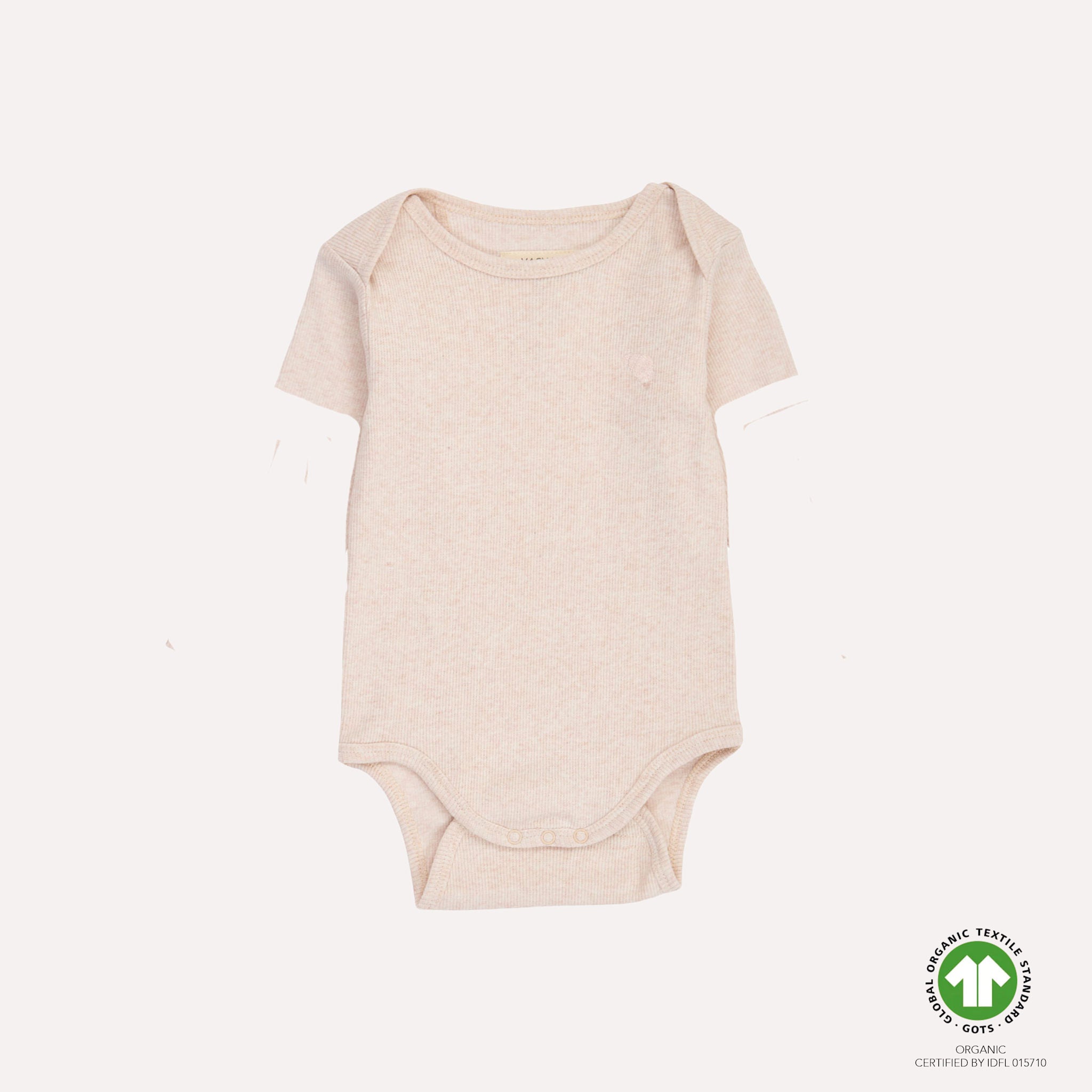 CARLET bodystocking SS - Light Pink Melange