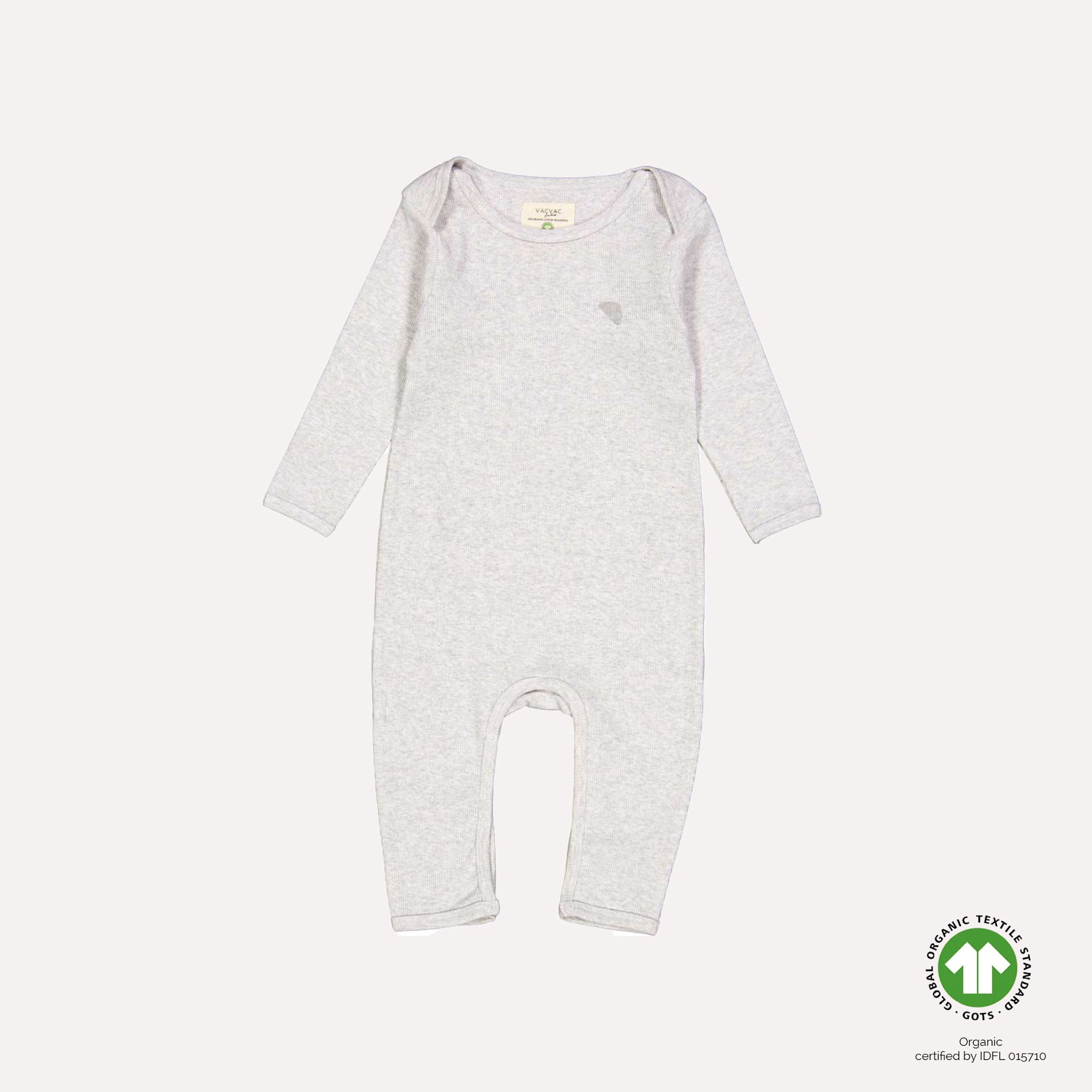 CARLET suit LS - Light grey melange