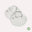 BIBO bib, 2 pack - Light grey melange