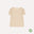 CARLET tee SS - Light latte melange