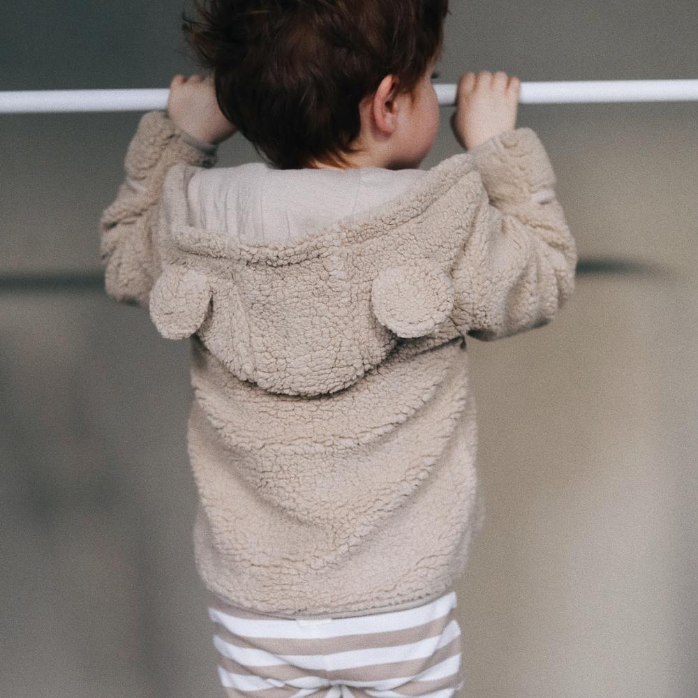 PELUCHE-Teddyjacke mit Ohren